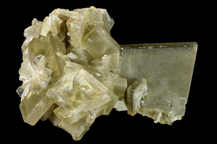 2" Tabular Barite Crystal Cluster with Phantoms - Peru